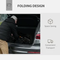 HOMCOM Aluminum Rollator Walker for Seniors and Adults with 10'' Wheels FSA HSA Eligible, Seat and Backrest, Folding Rolling Walker with Adjustable Handle and Storage Bag, Support up to 300lbs, Black(m-5)