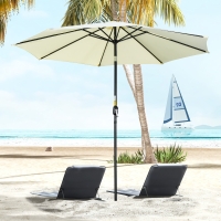 激レア 10inch parasol / same ep Outsunny 15' Outdoor Patio Umbrella with Twin Canopy