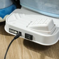 Qaba 6V Kids Electric Ride on Animal Tyrannosaurus with Music Forward for Aged 18-36 Months, Blue(m-8)