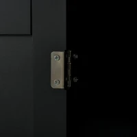 HOMCOM Mobile Kitchen Island with Storage, Kitchen Cart with Wood Top, Storage Drawers, 3-door Cabinets, Adjustable Shelves and Towel Rack, Black(m-8)