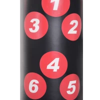 Soozier 65" Freestanding Boxing Punching Bag with Refilled Base and Suction Cups, Black(m-7)