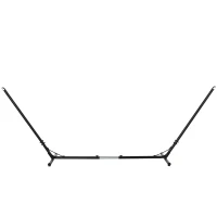 Outsunny Adjustable Hammock Stand, Fits 10-13 ft Hammocks Up to 264lbs Capacity,Black(m-7)