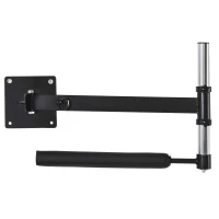 Soozier Wall Mount Reflex Bar Trainer, MMA Boxing Speed Trainer with Punching Boxing Bar, Height Adjustable, Black(m-11)