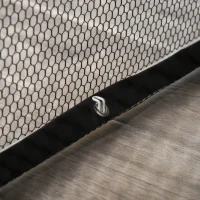 PawHut 79" Cat Cage, Large Outdoor Kitten House, Indoor Cage Pet Kennel Playpen with 3 Platforms Door 4 Sandbags - Grey(m-9)