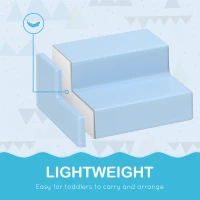 Qaba 4 Pieces Soft Play Foam Play Set for Climbing, Crawling, Multicolour(m-7)