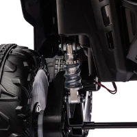 Aosom Licensed Mercedes-Benz Unimog 12V Kids Ride on Truck with Remote Control, Battery Powered Electric Car with Spring Suspension, LED Light, Horn, Music, Red(m-9)