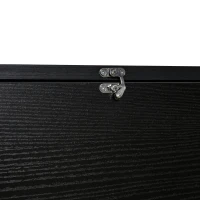 HOMCOM Wall Mounted Desk with Storage Shelves, Floating Desk with Foldable Tabletop, Space Saving Computer Writing Table for Home Office, 23.5 x 6 x 19.75 Inch, Black(m-8)