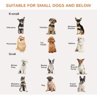 PawHut 23.5"H Foldable Dog Gate with Door, 4 Panels Freestanding Pet Gate Barriers Indoor with Support Feet, Puppy Fence for Small Dogs, Grey(m-4)