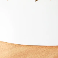 HOMCOM 26" Christmas Tree Base Cover, Christmas Tree Collar with Hollow Snowflake Patterns for Home Decoration, White(m-10)