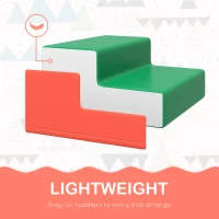 Qaba 4 Piece Foam Play Set for Toddlers and Children, Classic Colour(m-5)