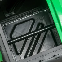 Outsunny Rotating Composter, Compost Bin with 24 Vents and Steel Legs, 17 Gallon(m-10)