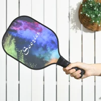 Soozier Pickleball Paddles, Pickle Balls Racket Set of 2 with 4 Balls and Carry Bag(m-10)