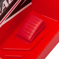 Aosom 6V Electric Toy Car with Back Trailer, Forward Backward, Wear-Resistant Wheels for Ages 18-36 Months, Red(m-10)