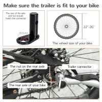 Aosom 2-in-1 Double Baby Bike Trailer Child Bike Stroller Foldable Jogger Bicycle Trailer, Black(m-7)