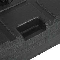 Outsunny Umbrella Stand for 1.3", 1.5" or 1.9" Umbrella Poles, Fillable Umbrella Base, Black(m-9)