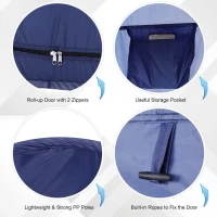 Navy Blue Popup Shower Tent - Portable Changing Room(m-4)