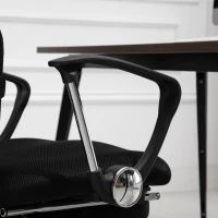 Vinsetto Office Chair High Back Mesh Executive Computer Desk Napping Seat, Height Adjustable, Swivel with Footrest and Lumbar Support(m-10)