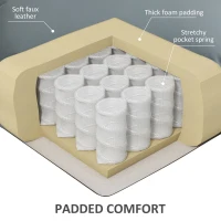 HOMCOM Lift Chair for Seniors, PU Leather Upholstered Electric Recliner Chair with Remote, Side Pockets, Quick Assembly, Grey(m-6)