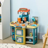 Qaba 47 Pieces Kids Tool Set Children Trolley for 3-6 Years Old(m-10)