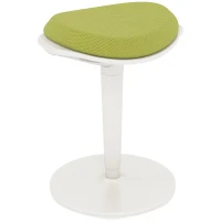 HOMCOM Standing Desk Stool, Ergonomic Wobble Chair, Adjustable Leaning Stool for Office Desks, with Rocking Motion, Green(m-2)