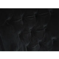 HOMCOM 45" Tufted High Back Velvet Accent Chair Living Room Soft Padded Couch Lounge (Black)(m-9)