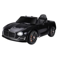 Aosom Electric Toy Car 12V Licensed Bentley EXP12 Electric Vehicles w/ Parent Remote Control, Black(m-11)