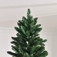 HOMCOM 8FT Artificial Christmas Tree Holiday Indoor Home Xmas Decoration for Party, with Foldable Base, Green(m-9)
