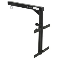 Soozier Boxing Punch Bag Hanger Heavy Bag Bracket MMA Training Wall Mount 220lbs Black(m-2)