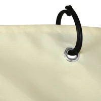 Outsunny Gazebo Mosquito Netting Replacement, 4-Panel Canopy Screen Walls with Zipper for 10' x 10' Gazebo, (Sidewall Only), Beige(m-9)