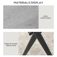 Outsunny 13' x 13' Pop Up Canopy, 2-Tier Roof Easy up Tent Shelter with Nettings Carry Bag Weight Bags for Garden, Patio, Grey(m-8)