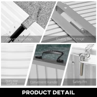HOMCOM 8' Foldable Handicap Ramp for Home, Steps, Doorways, Aluminum Portable Wheelchair Ramp, Textured Threshold Ramp, Silver(m-6)
