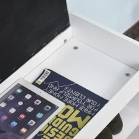 HOMCOM Shoe Bench with Storage, Modern Upholstered Entryway Bench with Shelves, Drawers and Table Top for Living Room, Hallway, White(m-10)