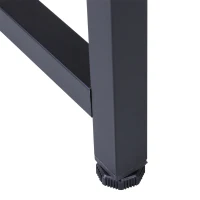 Vinsetto 66 Inch L-Shaped Computer Desk Large Size Corner Table PC Laptop Study Workstation, for Home Office, Black(m-10)