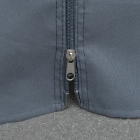 Outsunny 10' x 13' Outdoor Hardtop Pergola PC Roof Gazebo Party Tent Garden Sun Shelter UV protection with Curtains(m-9)