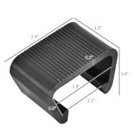 Outsunny Furniture Clips, Outdoor Sectional Couch Connectors, Wicker Furniture/Chair Clamps for a Module Patio Sofa, Set of 10(m-3)