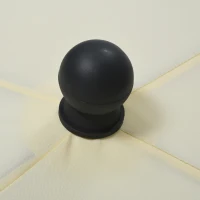 Outsunny 6.5x4ft Rectangle Patio Umbrella Aluminum Tilt Adjustable Garden Parasol  Sun Shade Outdoor Canopy Cream White(m-9)