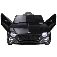 Aosom Electric Toy Car 12V Licensed Bentley EXP12 Electric Vehicles w/ Parent Remote Control, Black(m-1)