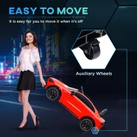 Qaba Mercedes-Benz AMG Licensed 12V Ride on Car, Kids Electric Car with Remote Control, Spring Suspension, LED Lights, Red(m-5)
