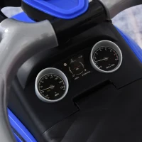 Aosom 2 In 1 Push Cars for Toddlers Kid Ride on Push Car Stroller Sliding Car with Horn Music Light Function Secure Bar Ride on Toy for Boy Girl 1-3 Years Old Blue(m-9)