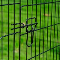 PawHut 30inch 8-Panel Octagon Pet Exercise Playpen Crate Foldable Dog Cage Pen Puppy Kennel, Black(m-9)