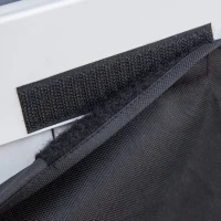 Outsunny 2-Seater Storage Garden Bench, Outdoor Patio Seating Furniture, Deck Box with Inner for Patio, Porch or Balcony, White(m-10)