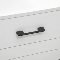 PawHut Dog Crate Furniture with Cushion, 2 Doors, Storage, Dog Kennel End Table for Small Medium Dogs, White(m-10)