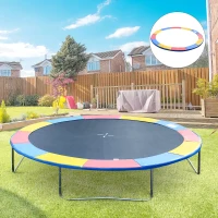 Soozier 14FT Trampoline Pad ⌀168" Replacement Jump Bounce Colorful(m-8)