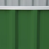 Outsunny 8.5' x 3' x 1' Raised Garden Bed, Galvanized Metal Planter Box for Vegetables Flowers Herbs, Green(m-9)