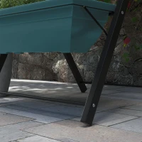 Outsunny 5-Tier Raised Garden Bed with 5 Planter Box, Outdoor Plant Stand Grow Containers with Leaking Holes, Green(m-10)