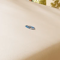 Outsunny 13' x 10' Gazebo Replacement Canopy, Gazebo Top Cover with Double Vented Roof for Garden Patio(TOP ONLY), Cream(m-9)