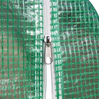 Outsunny 10' x 10' x 6.5' Walk-in Tunnel Greenhouse with High-Quality Transparent PE Cover, Zipper Doors, & Windows(m-10)