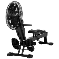 Soozier Air Rowing Machine, Foldable Rower with Digital Monitor & Steel Frame for Gym or Home Use(m-10)