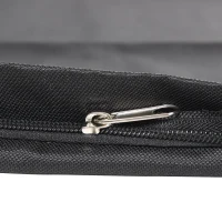 Outsunny Outdoor Large Umbrella Cover Patio Cantilever Banana Parasol Protector Weather Resistant Black(m-10)