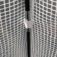 Outsunny 55" x 55" x 71" Greenhouse Portable Hot House for Plants with Zippered Door for Outdoor, Garden, Patio, White(m-10)